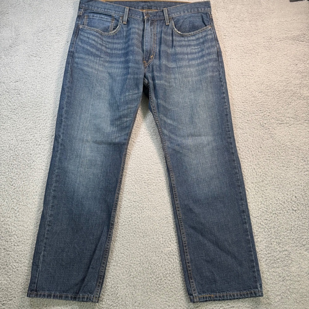 Levis 559 Relaxed Straight Leg Jeans Mens 36x30 Medium Wash Blue Denim